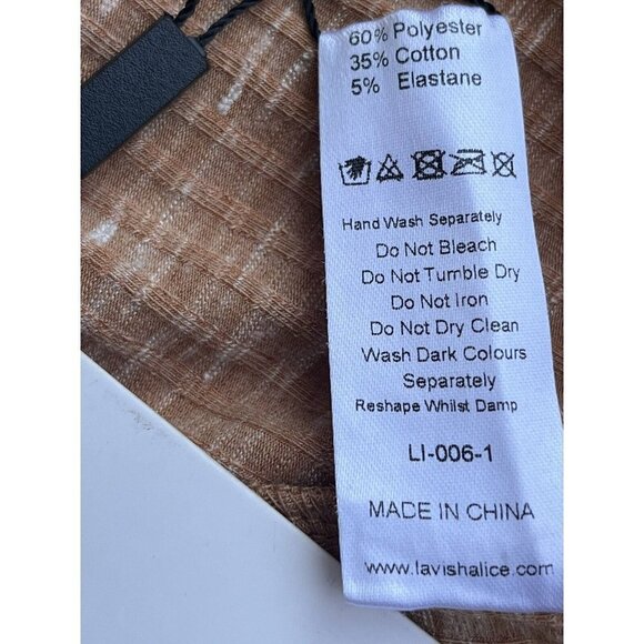 Nasty Gal Lavish Alice Womens Cross the Floor Cutout Bodysuit - Picture 9 of 11